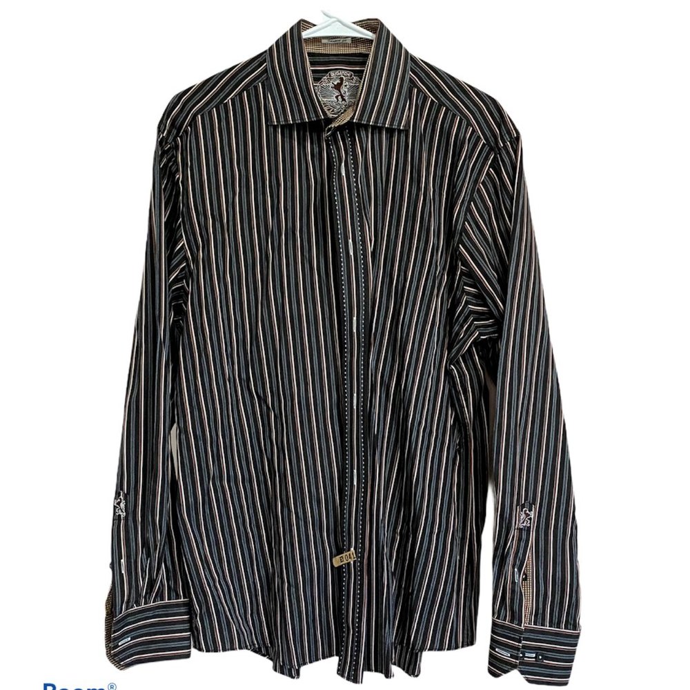 Bugatchi shaped fit Men's button down long sleeve